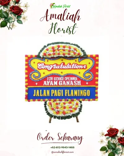 Bunga Papan Congratulation di Taraju